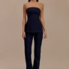 Madelyn Strapless Longline Denim Top – Indigo Blue Madelyn Strapless Longline Denim Top – Indigo Blue