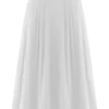Mae A-Line Midi Skirt – White Mae A-Line Midi Skirt – White