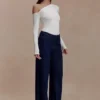 Maelle Off Shoulder Long Sleeve Top – Ivory Maelle Off Shoulder Long Sleeve Top – Ivory