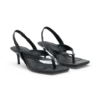 Mai Sling Back Thong Heel – Black Mai Sling Back Thong Heel – Black