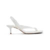 Mai Sling Back Thong Heel – White Mai Sling Back Thong Heel – White