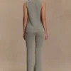 Malani Knit Top With Hardware – Sage Malani Knit Top With Hardware – Sage