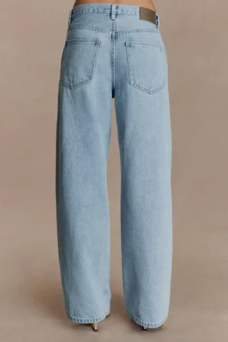 Mannon Mid Rise Denim Jeans – 80’S Blue