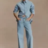 Mannon Mid Rise Denim Jeans – 80’S Blue