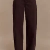 Mannon Mid Rise Denim Jeans – Chocolate Mannon Mid Rise Denim Jeans – Chocolate