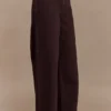 Mannon Mid Rise Denim Jeans – Chocolate Mannon Mid Rise Denim Jeans – Chocolate
