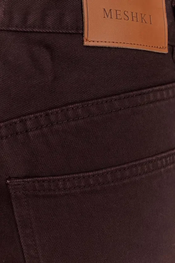 Mannon Mid Rise Denim Jeans – Chocolate Mannon Mid Rise Denim Jeans – Chocolate