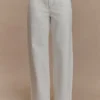 Mannon Mid Rise Denim Jeans – White Mannon Mid Rise Denim Jeans – White