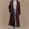 Marc Faux Suede Coat – Cocoa Chocolate