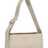 Maria Faux Suede Shoulder Bag – Stone