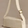 Maria Faux Suede Shoulder Bag – Stone