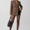 Mateo Oversized Blazer – Cacao Brown Mateo Oversized Blazer – Cacao Brown