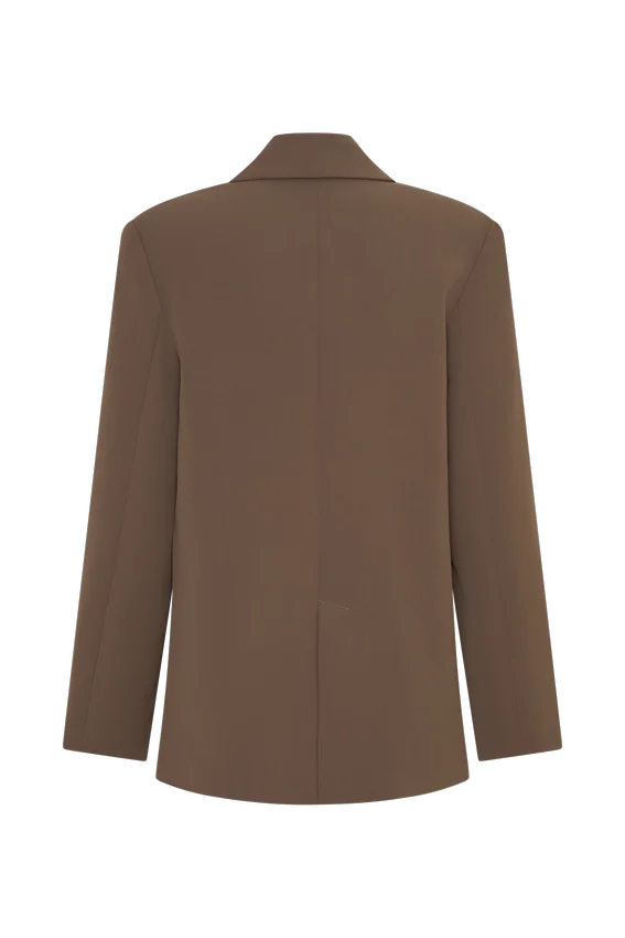 Mateo Oversized Blazer – Cacao Brown Mateo Oversized Blazer – Cacao Brown
