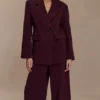 Mateo Oversized Blazer – Mahogany Mateo Oversized Blazer – Mahogany