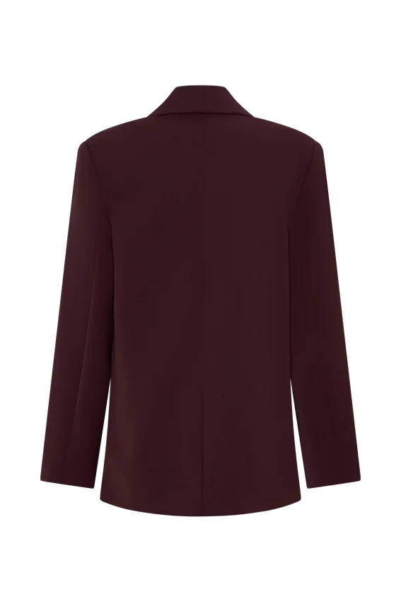 Mateo Oversized Blazer – Mahogany Mateo Oversized Blazer – Mahogany