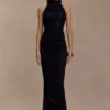 Matilda Ruched Mesh Maxi Skirt – Black Matilda Ruched Mesh Maxi Skirt – Black