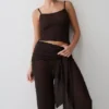 Mattais Boucle Knit Pants – Dark Chocolate Mattais Boucle Knit Pants – Dark Chocolate