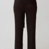 Mattais Boucle Knit Pants – Dark Chocolate Mattais Boucle Knit Pants – Dark Chocolate