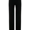 Maude Crepe Straight Leg Pants – Black