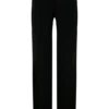 Maude Crepe Straight Leg Pants – Black