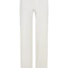 Maude Crepe Straight Leg Pants – Ivory