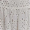 Maureen Broderie Strapless Maxi Dress – White