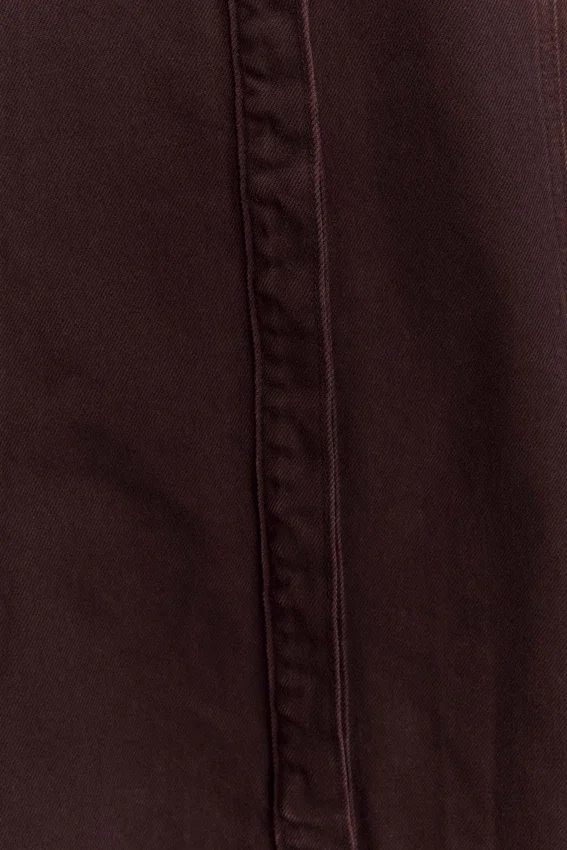 Maya Oversized Denim Shirt – Chocolate Maya Oversized Denim Shirt – Chocolate