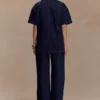 Maya Oversized Denim Shirt – Indigo Blue Maya Oversized Denim Shirt – Indigo Blue