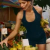 Meadow Denim Corset Halter Top – Indigo Blue Meadow Denim Corset Halter Top – Indigo Blue