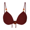 Memphis Beaded Bikini Top – Wine Memphis Beaded Bikini Top – Wine