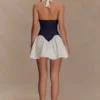 Merlyn Denim Cotton Mini Dress – Indigo Blue Merlyn Denim Cotton Mini Dress – Indigo Blue