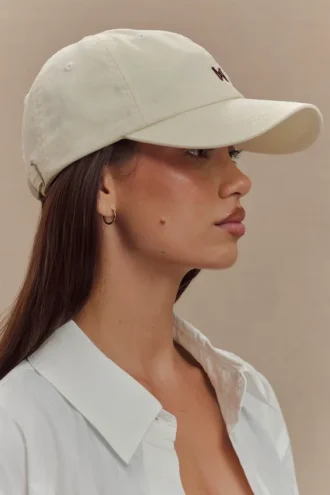 MESHKI Ball Cap – Cream MESHKI Ball Cap – Cream