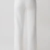 Miley Crochet Waistband Straight Leg Pant – Ivory Miley Crochet Waistband Straight Leg Pant – Ivory