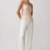 Miriam Satin & Lace Camisole – Peach
