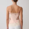 Miriam Satin & Lace Camisole – Peach
