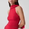 Misty Halter Backless Knit Top – Red Misty Halter Backless Knit Top – Red