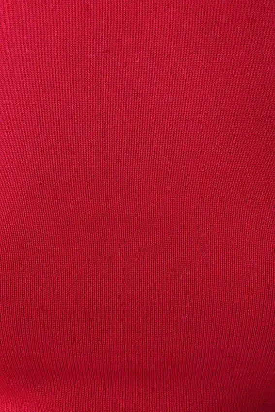 Misty Halter Backless Knit Top – Red Misty Halter Backless Knit Top – Red