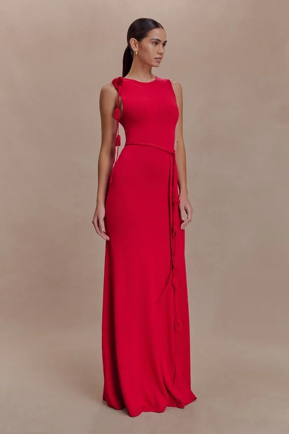 Monay Tulip Maxi Dress – Raspberry Monay Tulip Maxi Dress – Raspberry