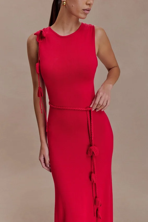 Monay Tulip Maxi Dress – Raspberry Monay Tulip Maxi Dress – Raspberry