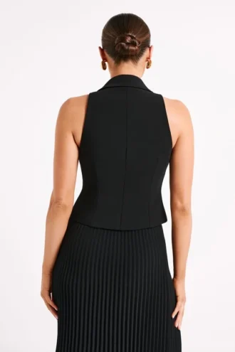 Mura Suiting Vest – Black
