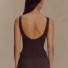 Natalya Ribbed Knit Cami Top – Dark Chocolate Natalya Ribbed Knit Cami Top – Dark Chocolate