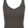Natalya Ribbed Knit Cami Top – Dark Chocolate Natalya Ribbed Knit Cami Top – Dark Chocolate