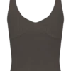 Natalya Ribbed Knit Cami Top – Dark Chocolate Natalya Ribbed Knit Cami Top – Dark Chocolate