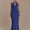 Nerea Slip Halter Maxi Dress – Purple Ink Nerea Slip Halter Maxi Dress – Purple Ink