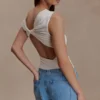 Niamh Modal Twist Back Bodysuit – Ivory Niamh Modal Twist Back Bodysuit – Ivory