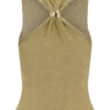 Nikki Lurex Top With Hardware – Gold Nikki Lurex Top With Hardware – Gold