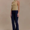 Nikki Lurex Top With Hardware – Gold Nikki Lurex Top With Hardware – Gold