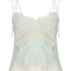 Nina Satin And Lace Camisole – Sage Nina Satin And Lace Camisole – Sage