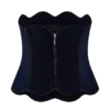 Oakley Strapless Scallop Denim Top – Indigo Blue