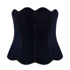 Oakley Strapless Scallop Denim Top – Indigo Blue